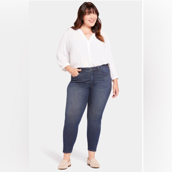 NYDJ Le Silhouette High Rise Ami Skinny Jeans - Petite 20/22W - Picture 1 of 6